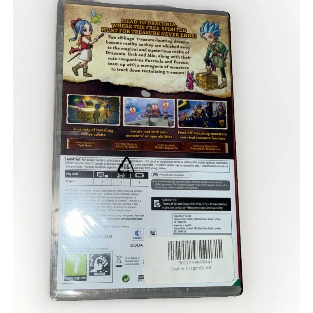 Dragon Quest Treasures - Switch - Brand New & Sealed!